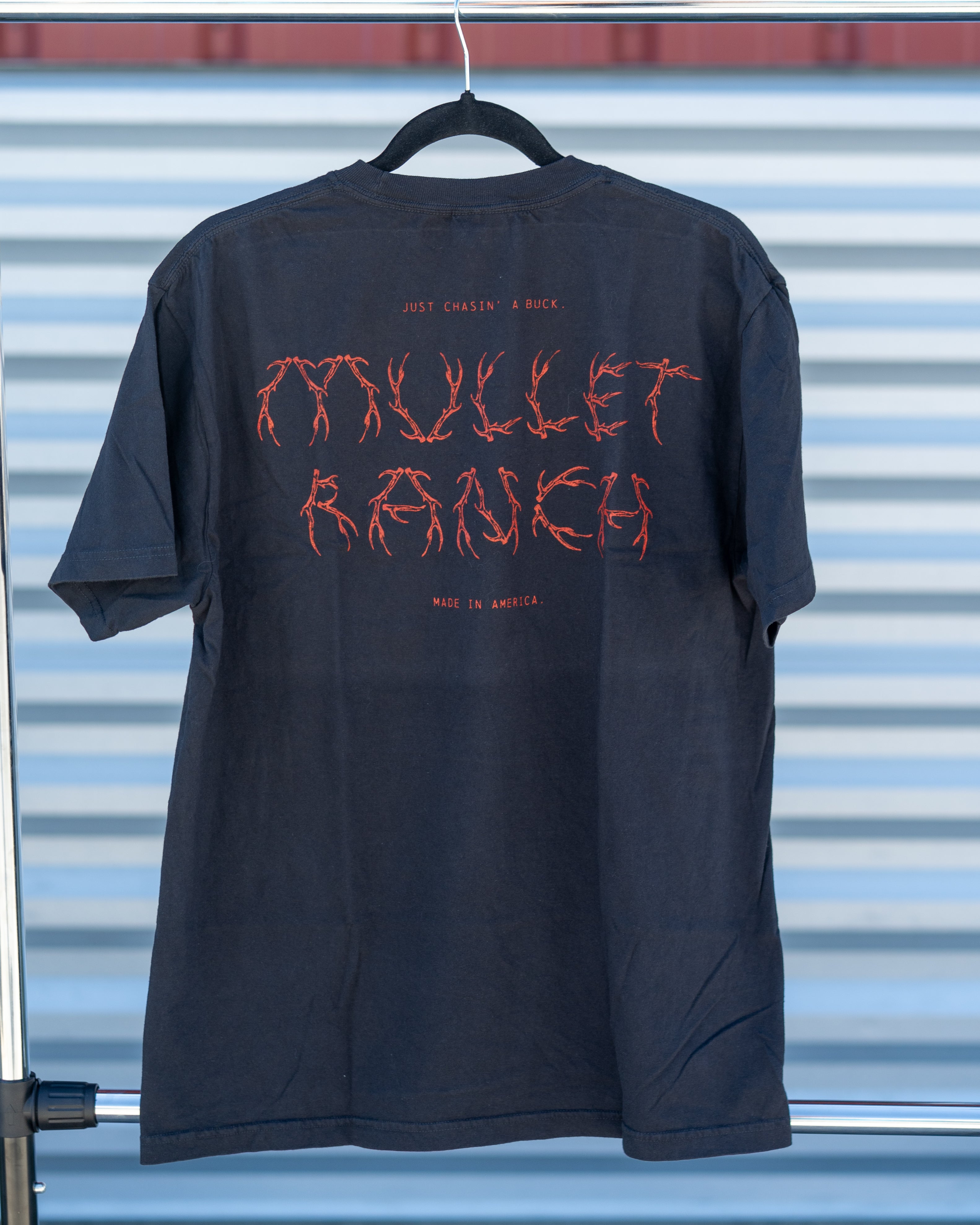 Chasing a buck t-shirt