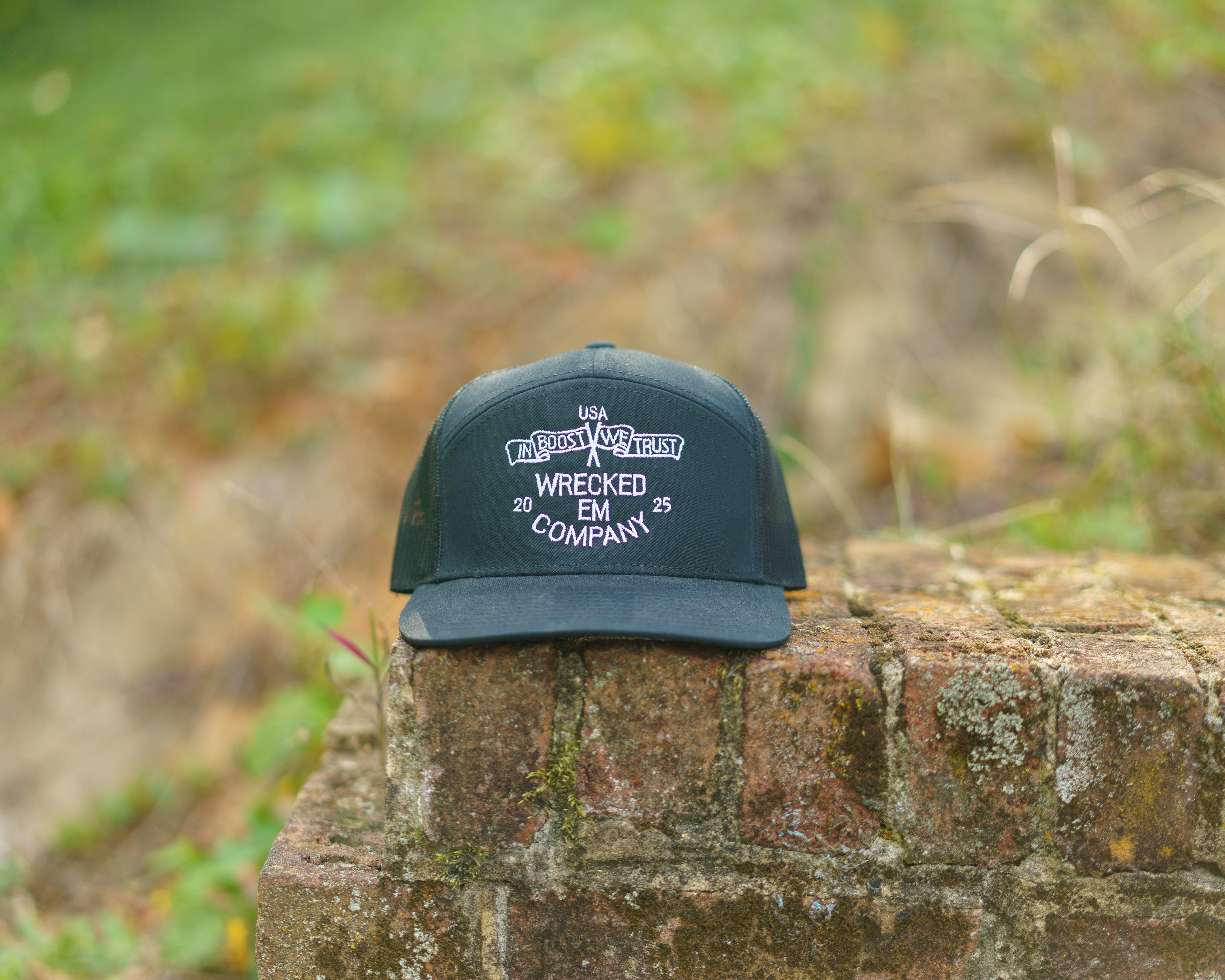 WRECKED’EM In boost we trust hat